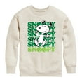 thumbnail image 1 of Snoopy Clover Dance - Toddler And Youth Crewneck Fleece Sweatshirt, 1 of 6