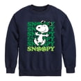 thumbnail image 1 of Snoopy Clover Dance - Toddler And Youth Crewneck Fleece Sweatshirt, 1 of 6
