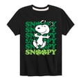 thumbnail image 1 of Snoopy Clover Dance - Toddler And Youth Short Sleeve Graphic T-Shirt, 1 of 6