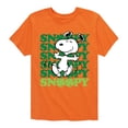 thumbnail image 1 of Snoopy Clover Dance - Toddler And Youth Short Sleeve Graphic T-Shirt, 1 of 6