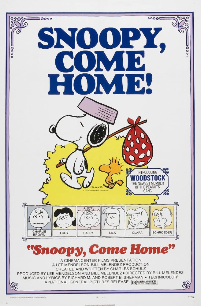 Snoopy Come Home Canvas Art - (24 x 36)