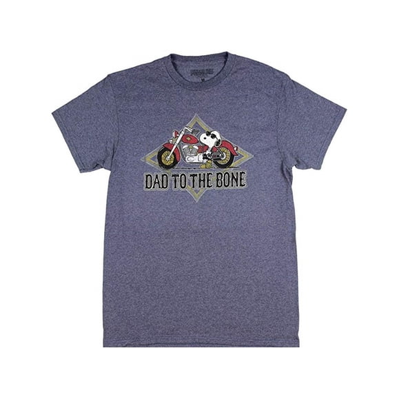 Snoopy Dad To The Bone Character Cartoon T-Shirt Dad Gift Size Small