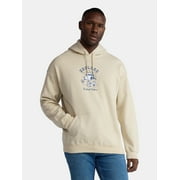 PEANUTS Snoopy Explore Men's & Big Men's Graphic Hooded Sweatshirt with Long Sleeves, Sizes S-3XL