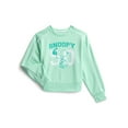 thumbnail image 1 of Snoopy Toddler & Big Girls Active Graphic Sweatshirt with Long Sleeves, Sizes 12M-12, 1 of 7