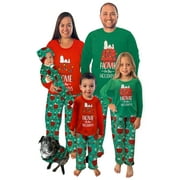 Peanuts Snoopy Women’s Home for the Holidays Matching Family Pajamas Set, 2-Piece