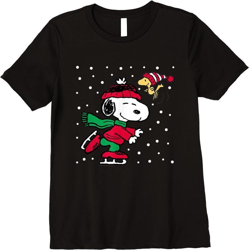 Snoopy Ice Skating TShirts