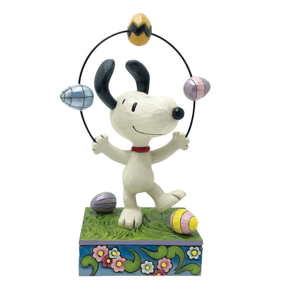 Snoopy Juggling Eggs