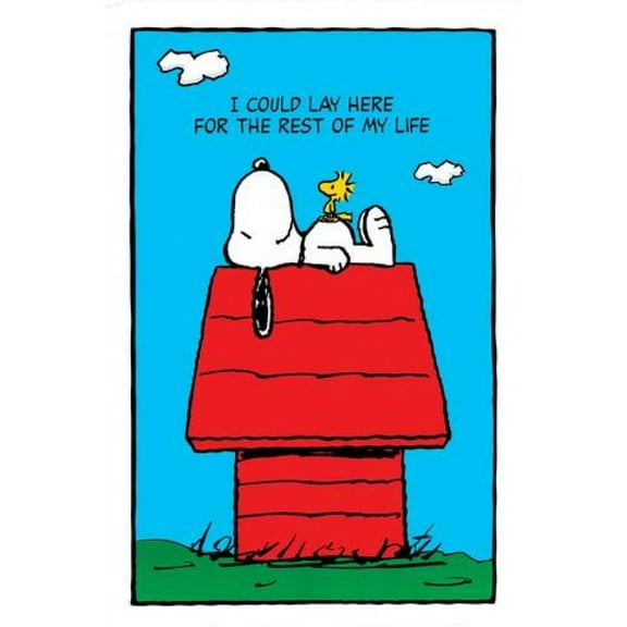 Snoopy Lay Here Poster (24 x 36)