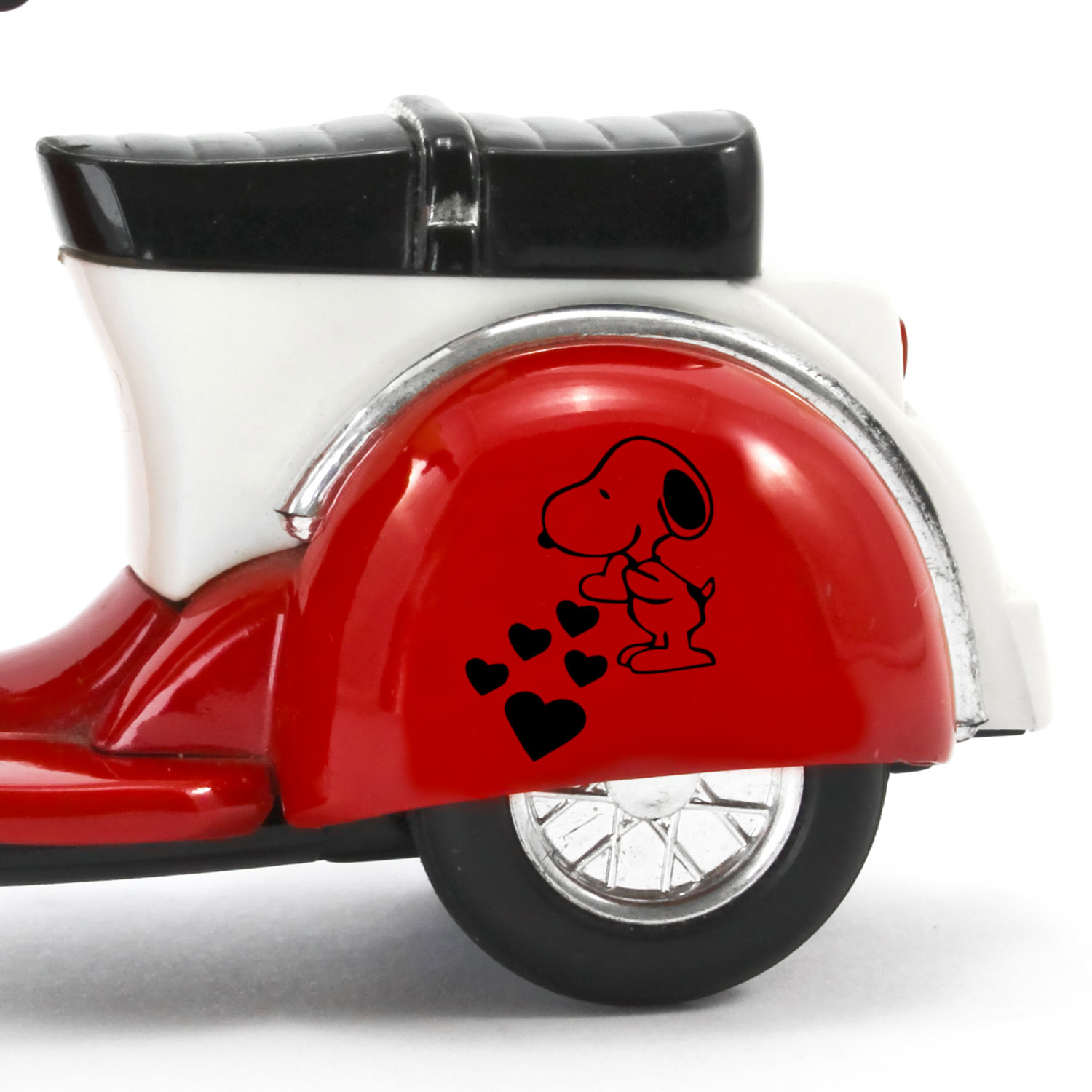 Snoopy Love Hearts Cartoon Wall Art Decal /7.1" x 5.9" Decoration Vinyl