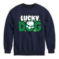 thumbnail image 1 of Snoopy Lucky Dog - Toddler And Youth Crewneck Fleece Sweatshirt, 1 of 6