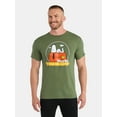 thumbnail image 1 of Snoopy Men's and Big Men's Cotton Maybe Tomorrow Graphic Tee, Sizes S-3XL, 1 of 5