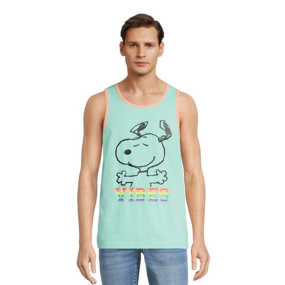 Snoopy Men's Pride Graphic Tank Top, Sizes S-3XL