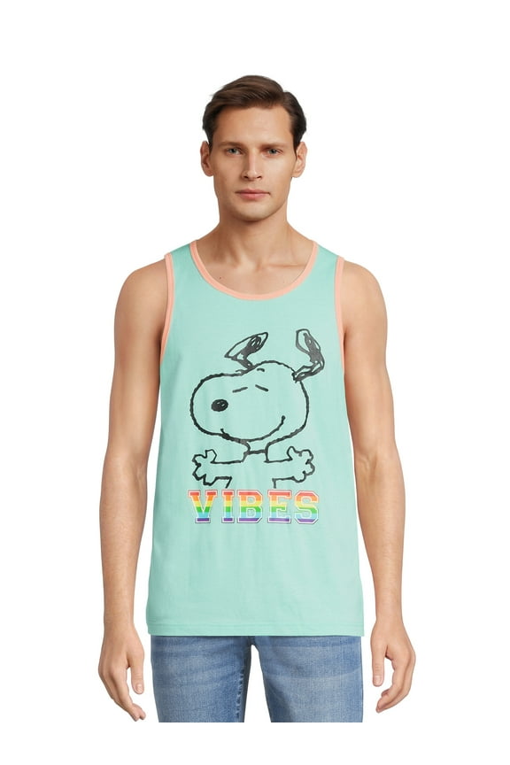 Snoopy Men's Pride Graphic Tank Top, Sizes S-3XL