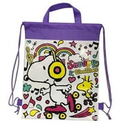 Peanuts Snoopy Non-Woven Backpack, Purple