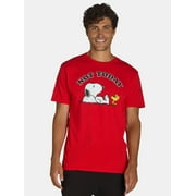 LICENSE Snoopy Men's & Big Men's Not Today Graphic Tee with Short Sleeves, Sizes S-3XL