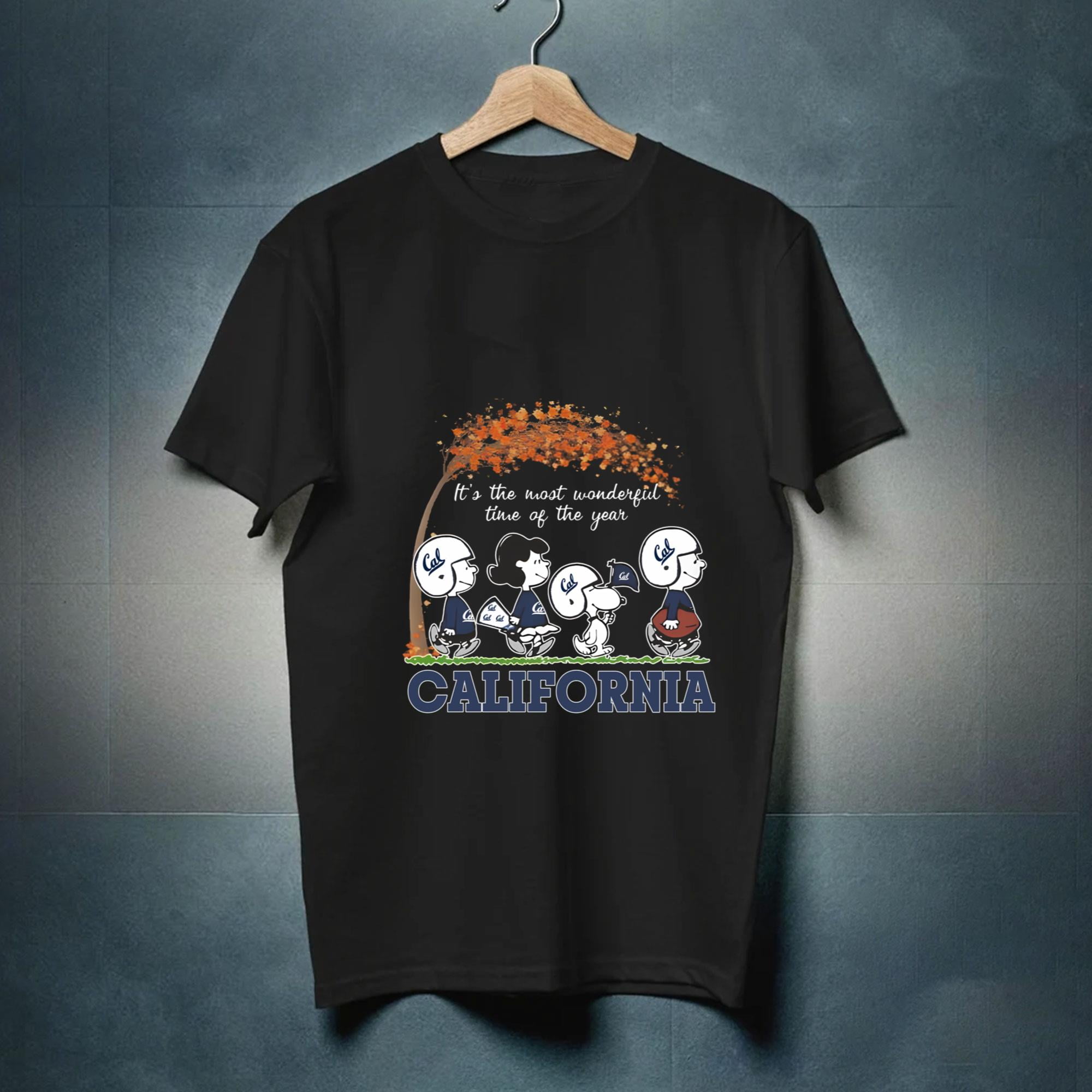 Snoopy Peanuts X California Golden Bears Fall Its The Most Beautiful Time Of The Year Shirt