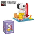 thumbnail image 1 of Snoopy Series Building Blocks Street View Mini Cartoon Character Scene Model Bricks Desktop Decoration Children DIY Toys Gifts, 1 of 9