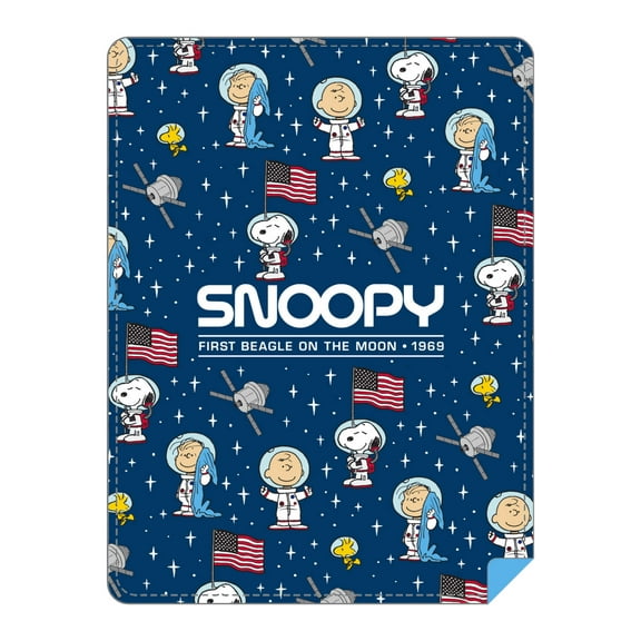 Snoopy Space Throw Blanket