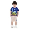 thumbnail image 1 of Snoopy Toddler Boy 3 Piece Blue Short Set, Size 2T-4T, 1 of 6