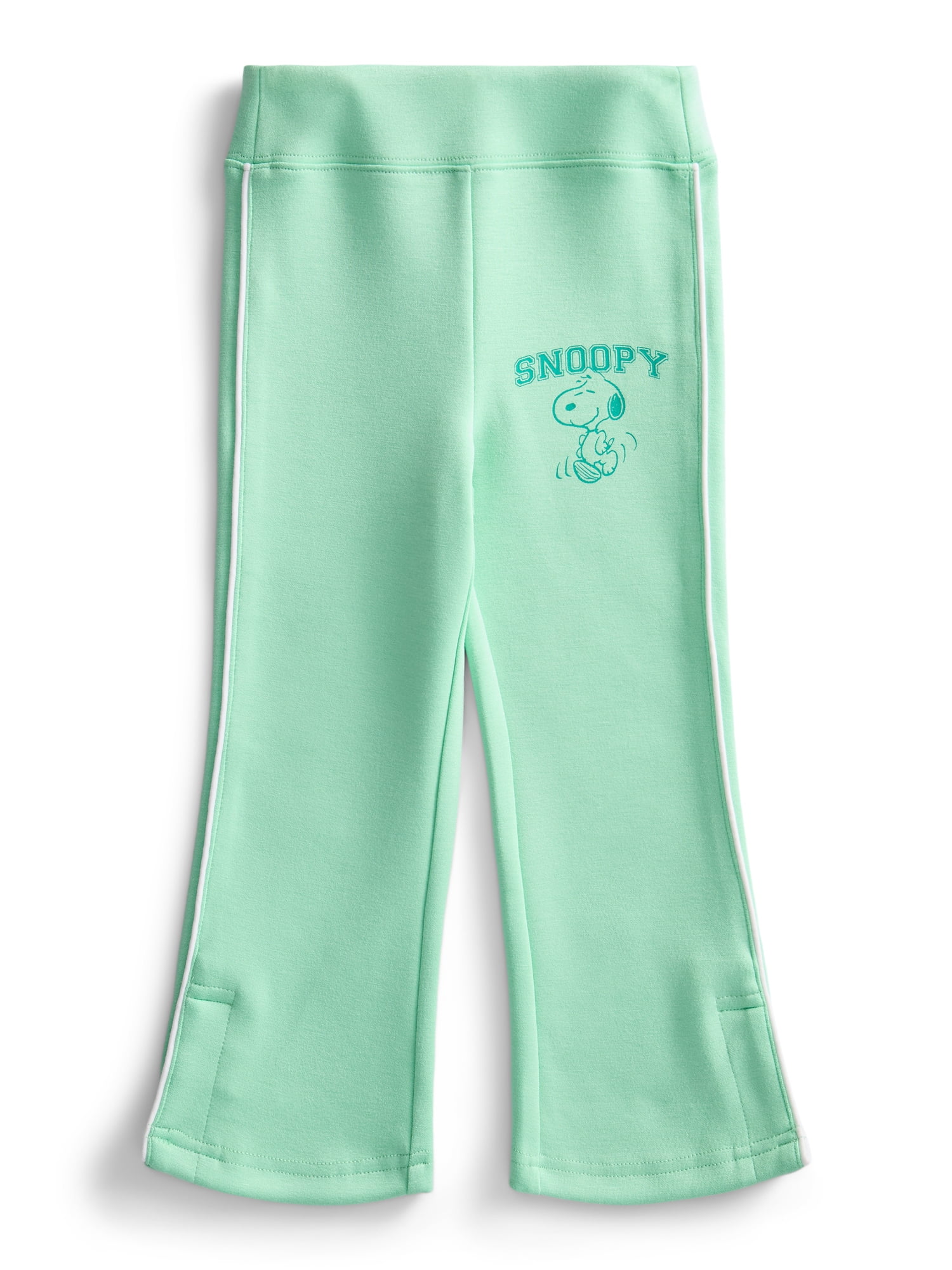 Snoopy Toddler & Big Girls Active Graphic Scuba Pants, Sizes 12M-12