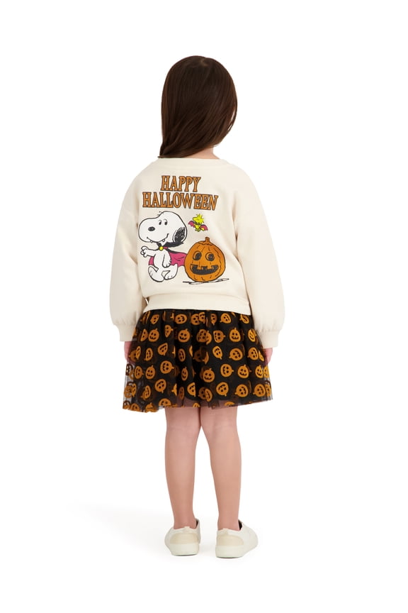 Snoopy Toddler Girls 3 Piece Tutu Skirt Set, Sizes 12M-5T
