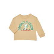 TEENAGE MUTANT NINJA TURTLES Snoopy Toddlers' Holiday Graphic Tee with Long Sleeves, Sizes 12M-5T