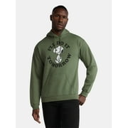 PEANUTS Snoopy Tomorrow Men's & Big Men's Graphic Hooded Sweatshirt with Long Sleeves, Sizes S-3XL