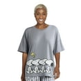 thumbnail image 1 of Snoopy Women's and Women’s Plus Oversized Tee and Pants Pajama Set, 2-Piece, Sizes XS-3X, 1 of 5