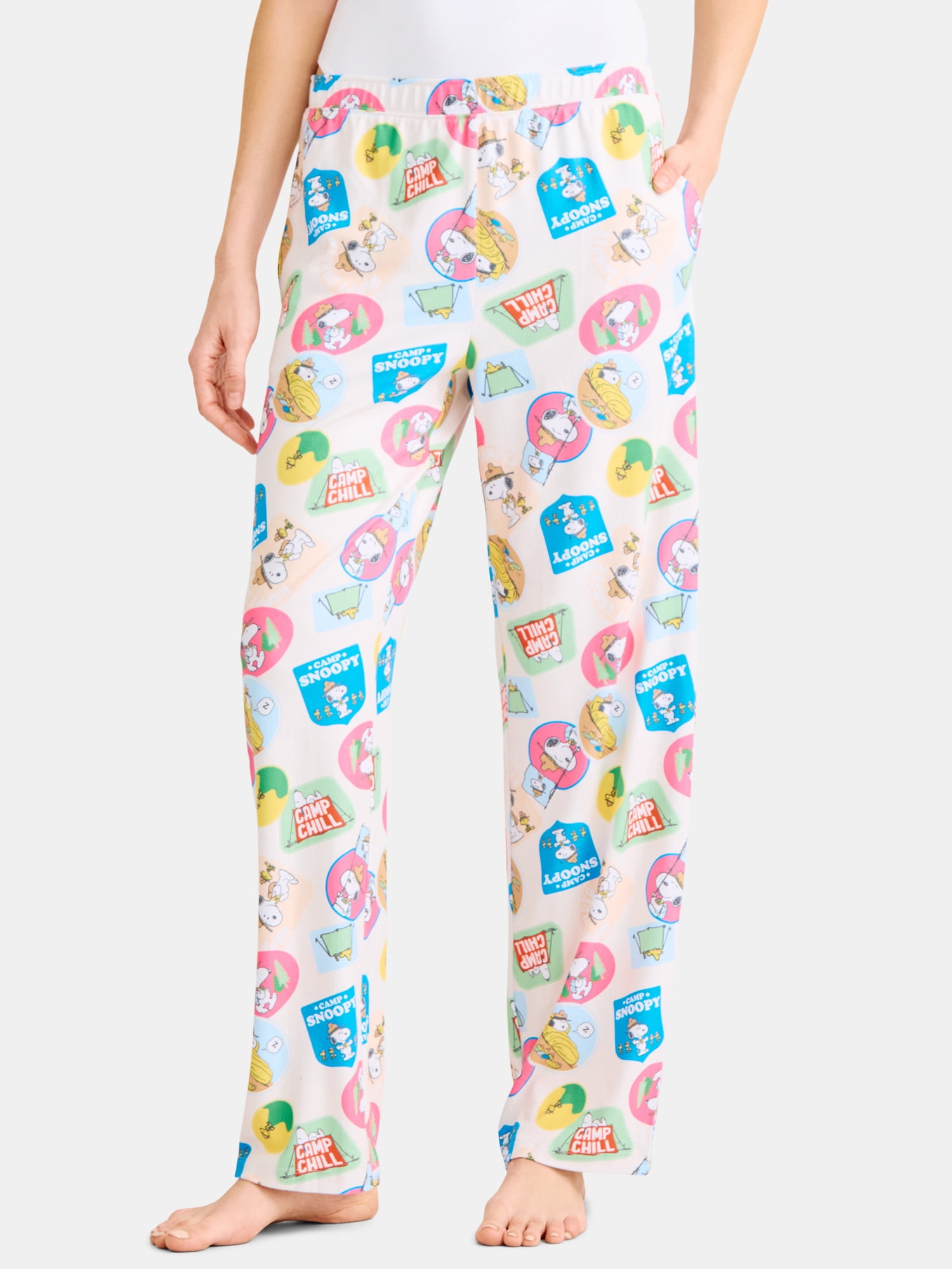 Snoopy Women’s and Women’s Plus Print Sleep Pants, Sizes XS-3X