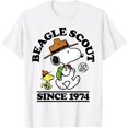 thumbnail image 1 of Snoopy Woodstock Beagle Scout Tee – 50 Years Inspired Look Since 1974 Shirt, 1 of 4