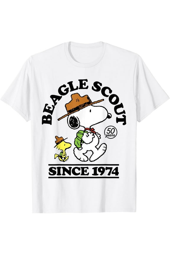 Snoopy Woodstock Beagle Scout Tee – 50 Years Inspired Look Since 1974 Shirt