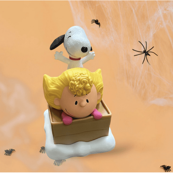 Snoopy & Woodstock peppermint Valentines Easter Christmas Figure Figurine 4 Cake Topper