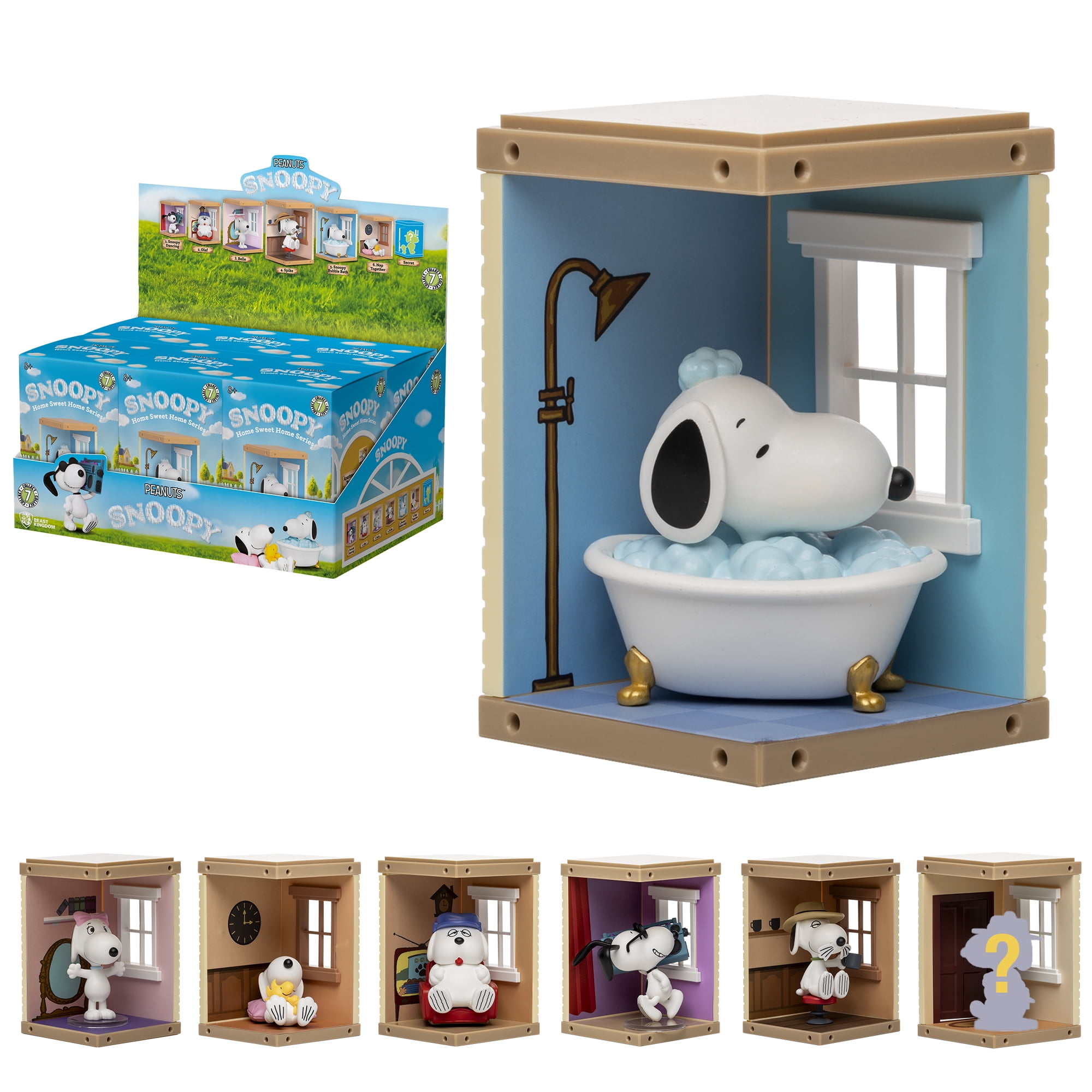Snoopy YuMe Hero Box Blind Box Home Sweet Home Series - Case of 6