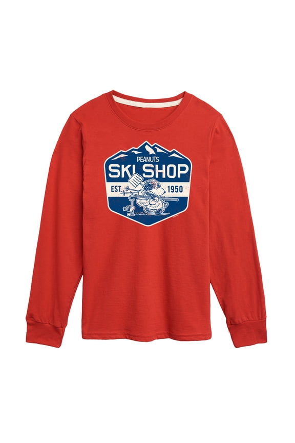 Snoopy and Woodstock Ski Shop - Toddler And Youth Long Sleeve Graphic T-Shirt