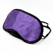 Dream Essentials Snooz Silky Soft Satin Sleep Mask - Purple, Dual Strap Mask With Comfort Bridge to Block Out Light. Blindfold, Eye Shade