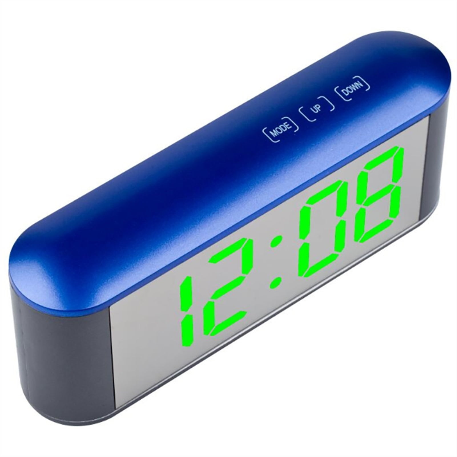 Snooze Alarm Led Digital Mirror Temperature Display Electronic Desktop ...