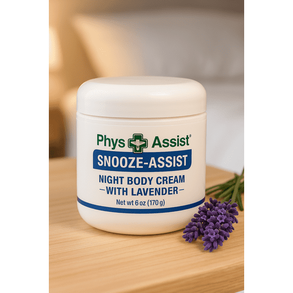 Night Restore Body Cream With Lavender Oil Nourishing & Non-Greasy Clean Fresh Scent 6 oz