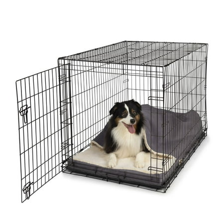 Snoozer Cozy Cave Crate Pet Bed with Forgiveness Foam, Small - Heather Gray