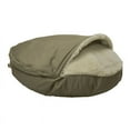 thumbnail image 1 of Snoozer Cozy Cave Dog Bed, Large, Khaki, Hooded Nesting Dog Bed, 1 of 5