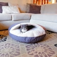thumbnail image 1 of Snoozer Cozy Cave Dog Bed, Small, Heather Gray, Hooded Nesting Dog Bed, 1 of 5