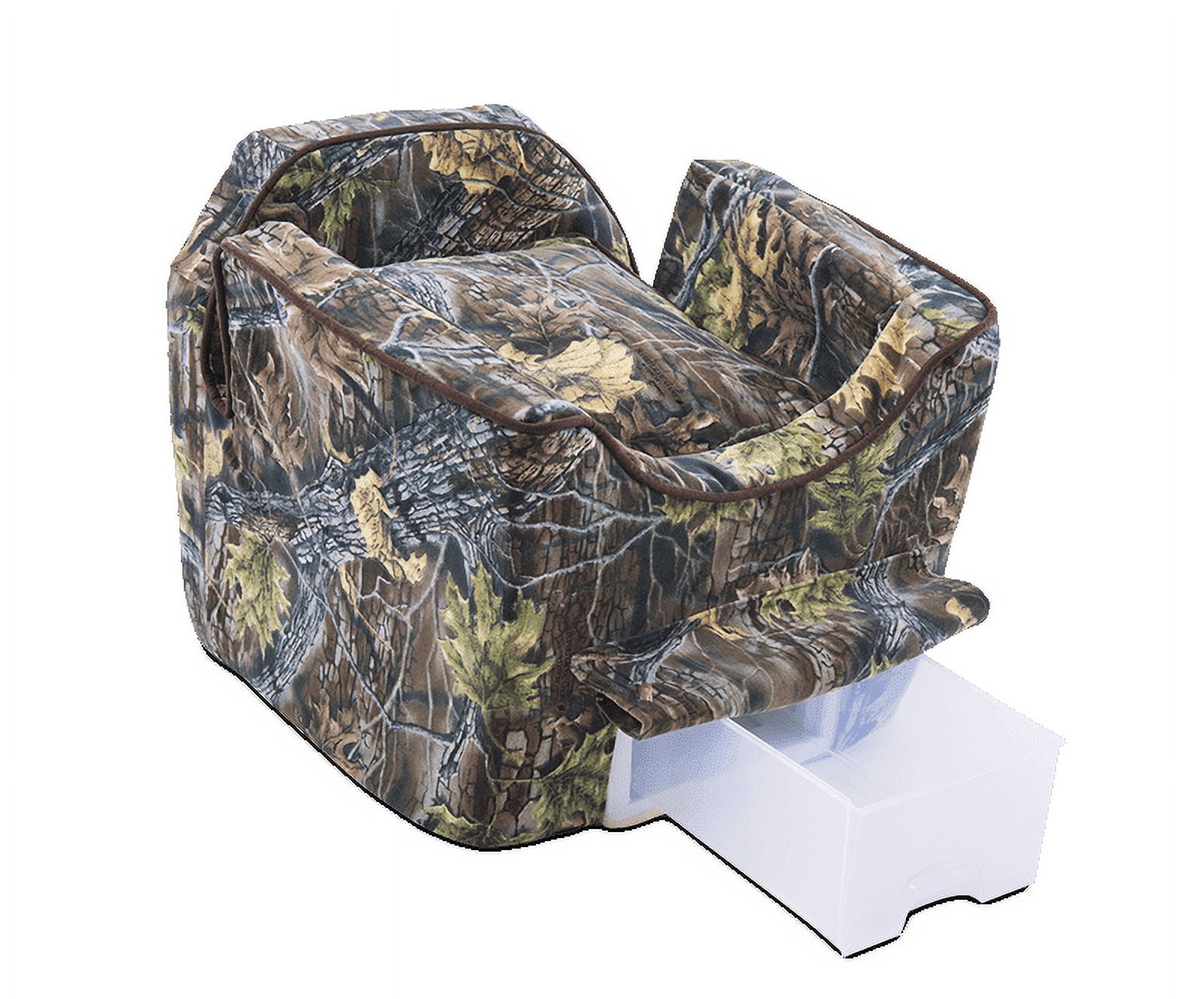 Snoozer Lookout II Dog Car Seat with Storage Tray, Large, Camouflage