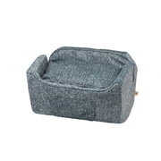 Snoozer Lookout II Dog Car Seat with Storage Tray, Large, Palmer Indigo