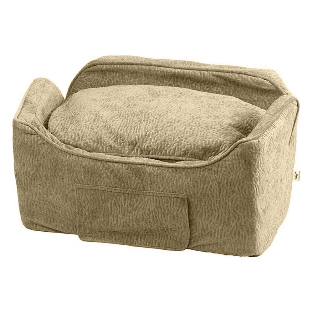 Snoozer Lookout II Dog Car Seat with Storage Tray, Large, Piston Sand