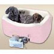 Snoozer Lookout II Dog Car Seat with Storage Tray, Medium, Pink