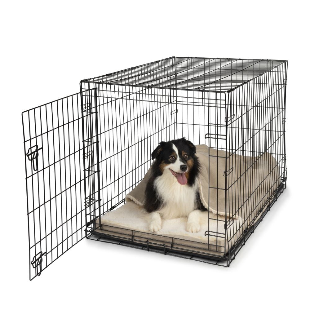 Snoozer Luxury Cozy Cave Crate Pet Bed with Forgiveness Foam and Microsuede, Small - Buckskin