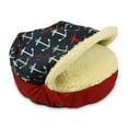 thumbnail image 1 of Snoozer Luxury Cozy Cave Dog Bed, Extra Large, Anchors, Hooded Nesting Dog Bed, 1 of 5