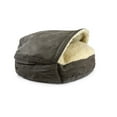 thumbnail image 1 of Snoozer Luxury Cozy Cave Dog Bed, Large, Dark Chocolate, Hooded Nesting Dog Bed, 1 of 8