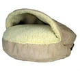 thumbnail image 1 of Snoozer Luxury Cozy Cave Dog Bed, Small, Buckskin, Hooded Nesting Dog Bed, 1 of 7