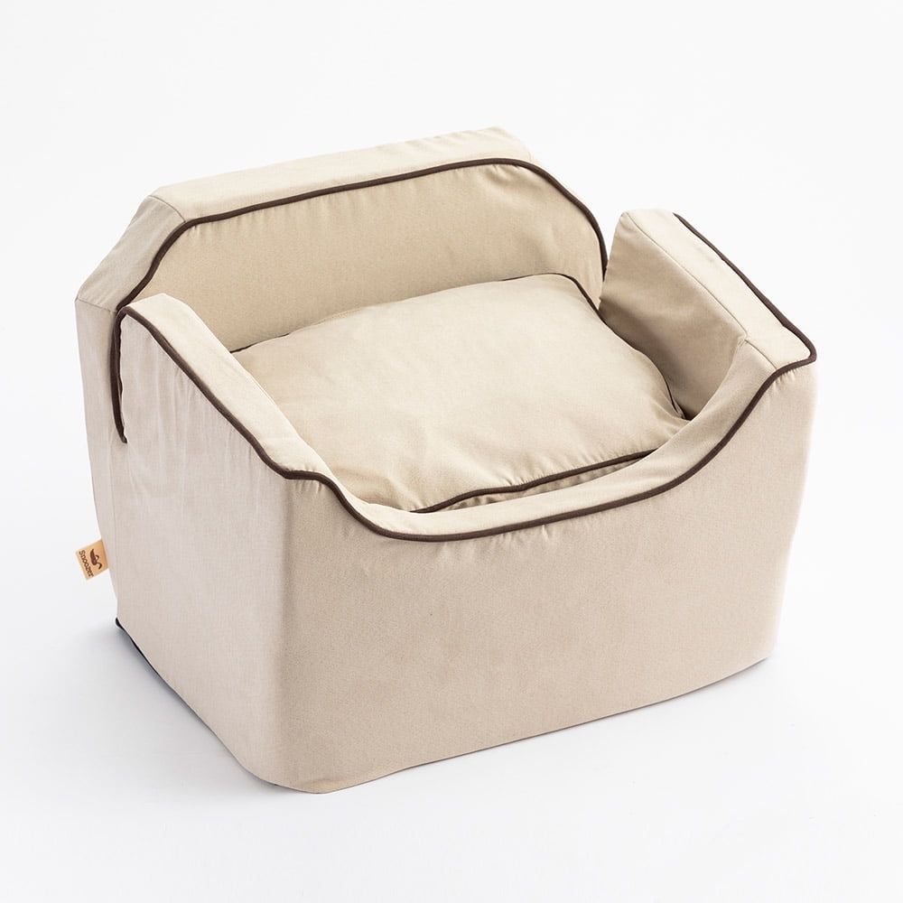 Snoozer Luxury Lookout I Dog Car Seat, Medium, Buckskin