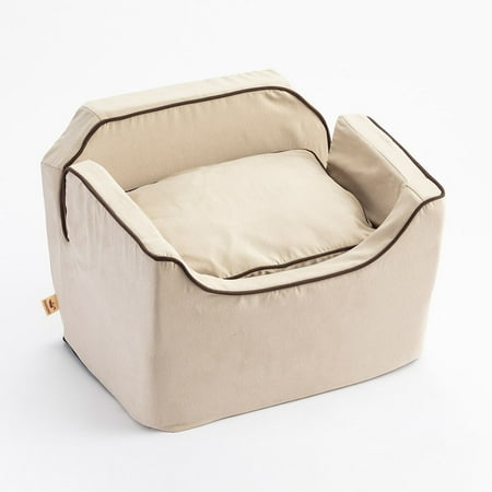 Snoozer Luxury Lookout I Dog Car Seat, Medium, Buckskin
